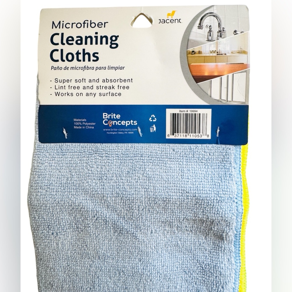 Microfiber Cleaning Cloths - 3 Pack - Picture 4 of 5